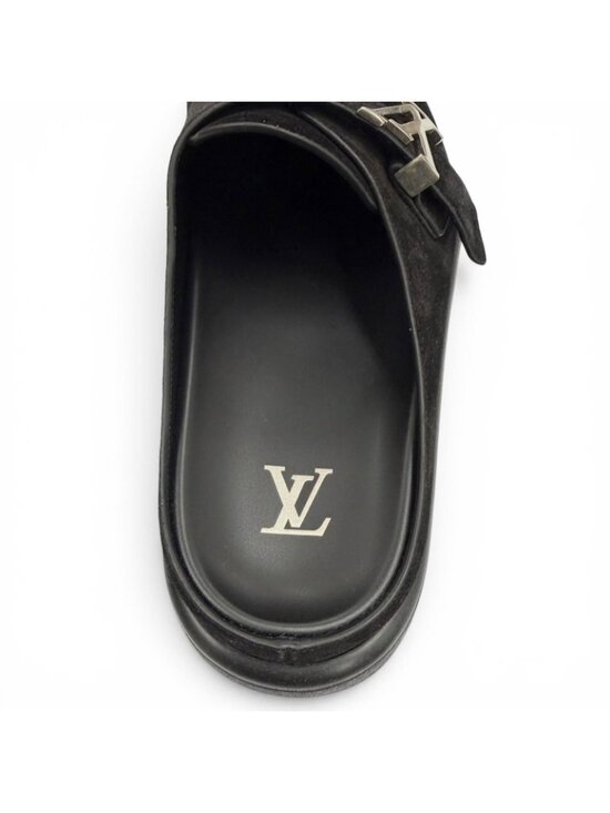 Louis Vuitton Suede Leather Noir LV Easy Sandals 7 main image 6